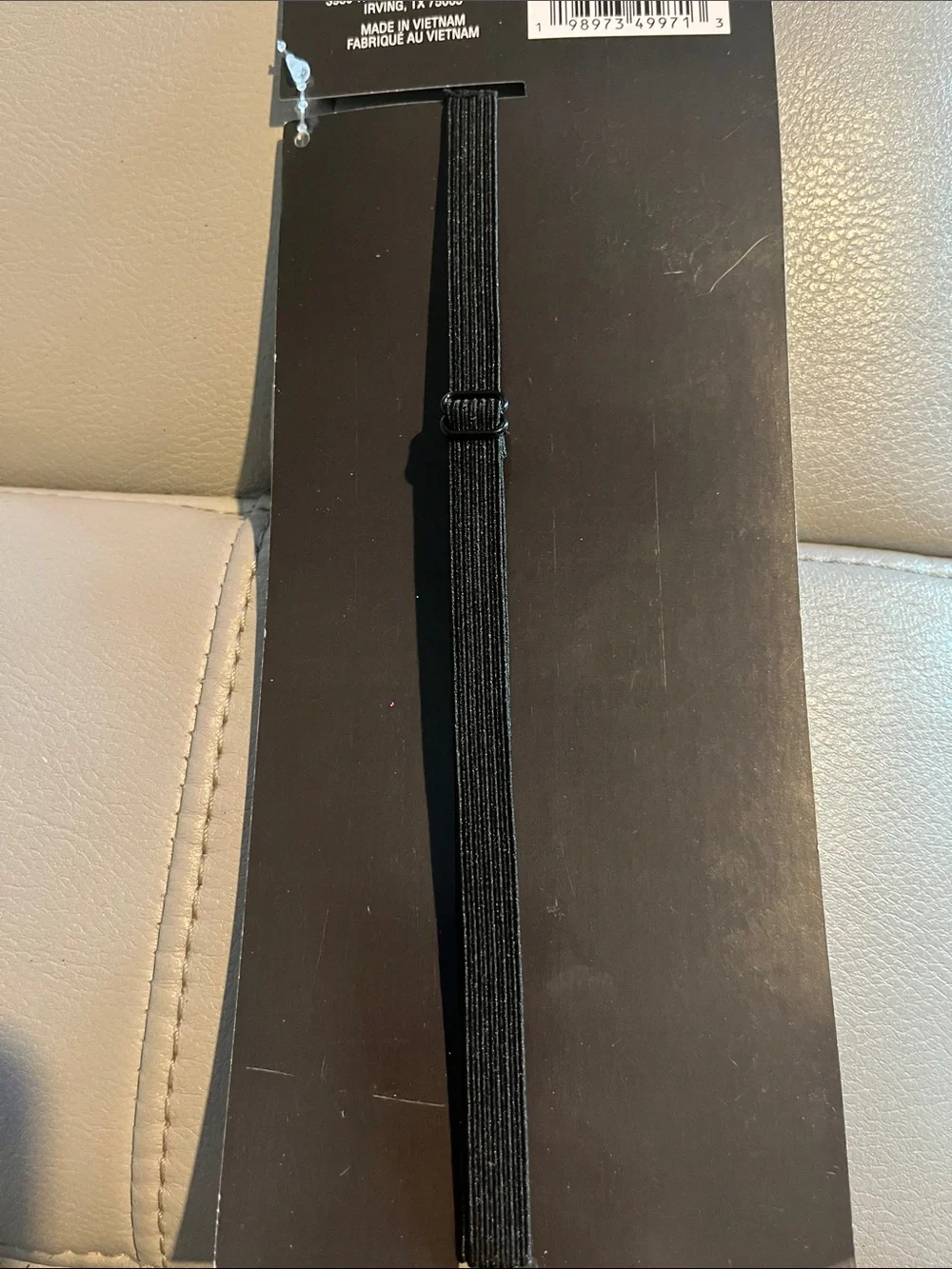 Mask on packaging